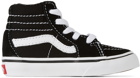 Vans Baby Black & White Sk8-Hi Sneakers