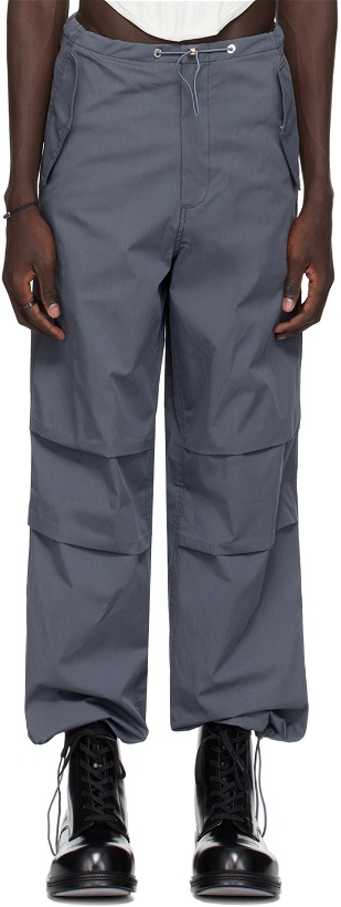 Photo: Dion Lee Gray Toggle Trousers