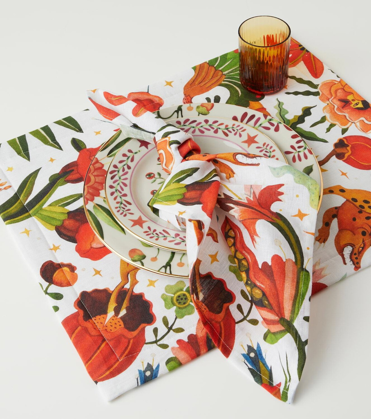 La DoubleJ Jungle Book Large set of 2 napkins