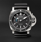 Panerai - Luminor Submersible 1950 Amagnetic 3 Days Automatic 47mm Titanium and Rubber Watch - Black