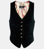 Etro Cotton velvet vest