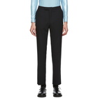 Raf Simons Black Ankle Zip Trousers