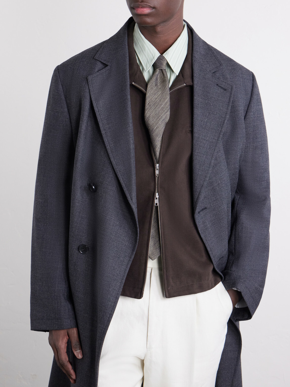 Mr P. - 8cm Linen and Silk-Blend Tie