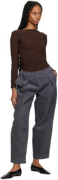 Deiji Studios Purple 'The Drawcord' Lounge Pants