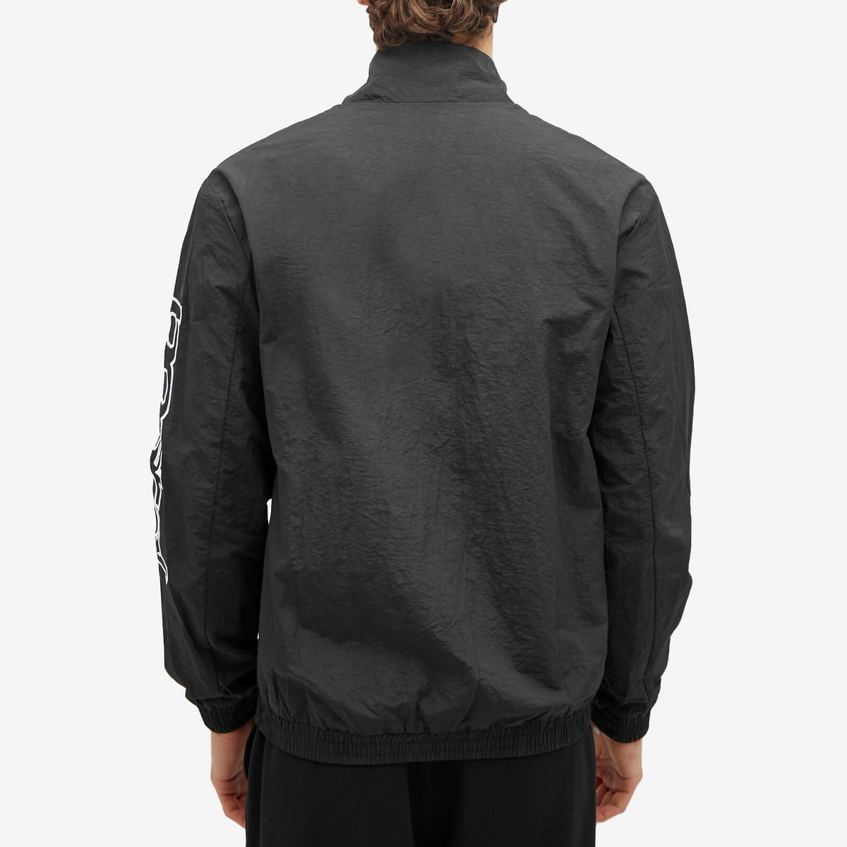 POSTAL Men's Arm Logo Track Jacket in Black