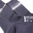 Satisfy Men's Merino Tube Socks in Quicksilver Tie-Dye