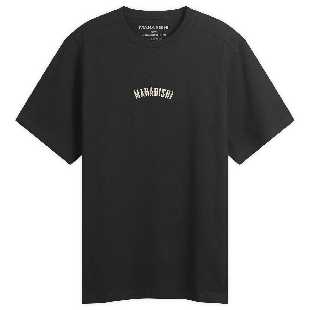 Maharishi Men's Organic Logo T-Shirt in Black