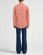 Massimo Alba Mens Shirt in Salmon pink