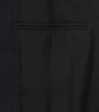 The Row Reda chalk stripe wool suit jacket