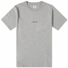 C.P. Company Men's Centre Logo T-Shirt in Grey Melange