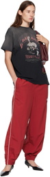 WILLY CHAVARRIA Red Bad Boy Track Pants