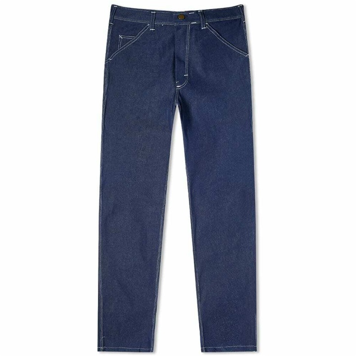 Photo: Stan Ray Men's Slim 80s Painter Pant in Washed Denim