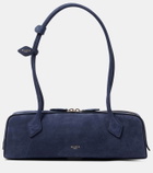 Alaïa Le Teckel suede shoulder bag