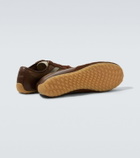 McQueen Suede-trimmed sneakers