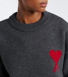 Ami Paris Ami de Cœur virgin wool sweater