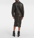 McQueen Leather biker jacket