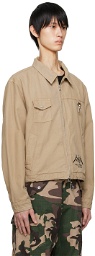 Reese Cooper Beige 'Research Division' Jacket