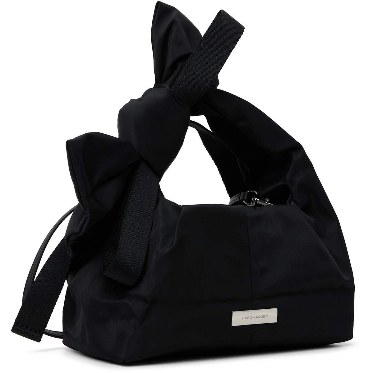 Marc Jacobs Black 'The Bow Nylon Mini Sack' Tote