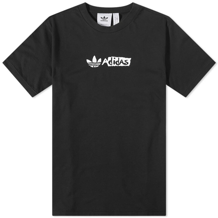 Photo: Adidas Men's Summer Skate Victory T-Shirt in Black
