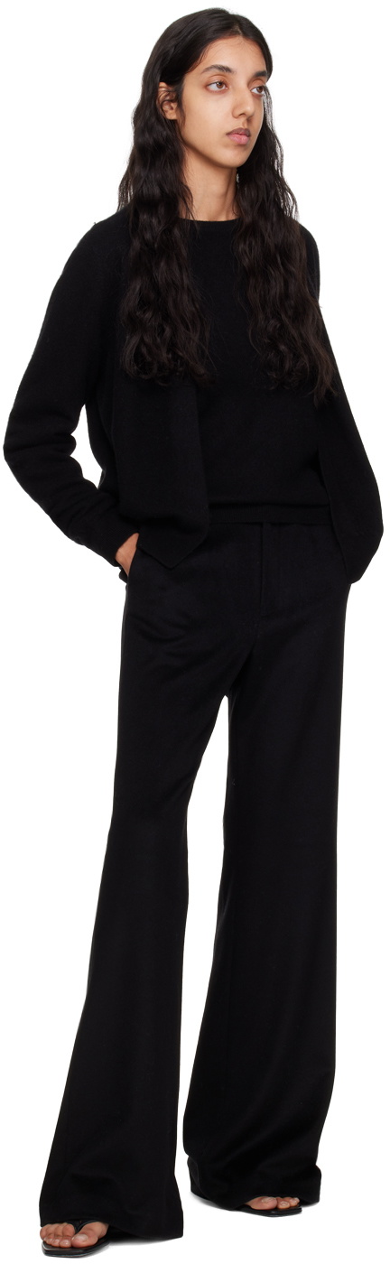 Frenckenberger Black Mini R-Neck Sweater
