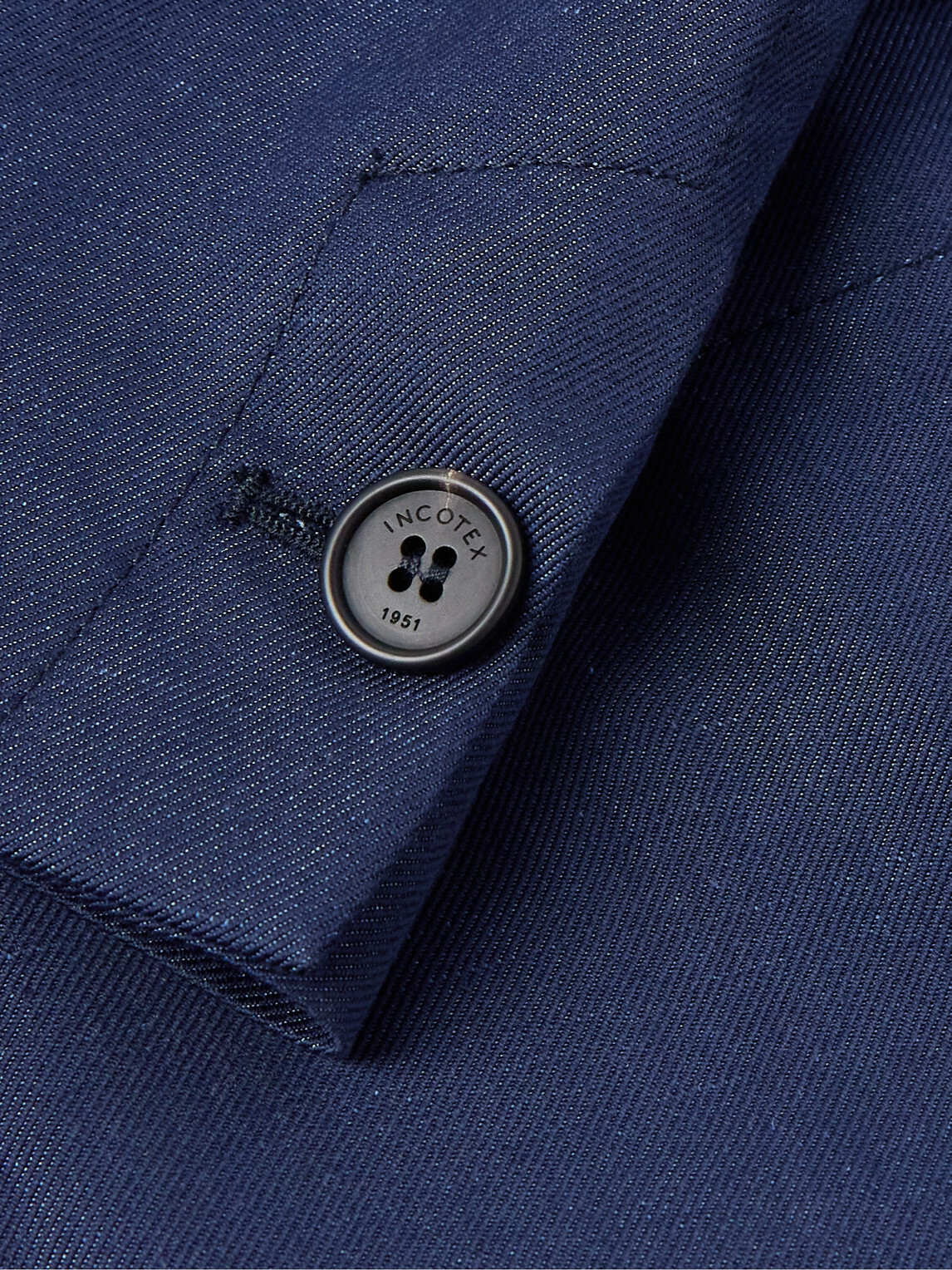 Slowear - Venezia 1951 Cotton and Linen-Blend Twill Chore Jacket - Blue