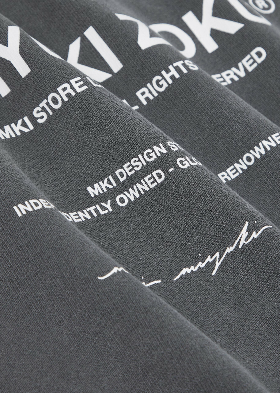 Mki Miyuki Zoku Design Studio Hooded Cotton-blend Sweatshirt Black Other