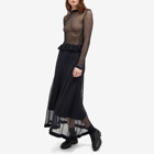 Cecilie Bahnsen Women's Gemma Skirt in Black