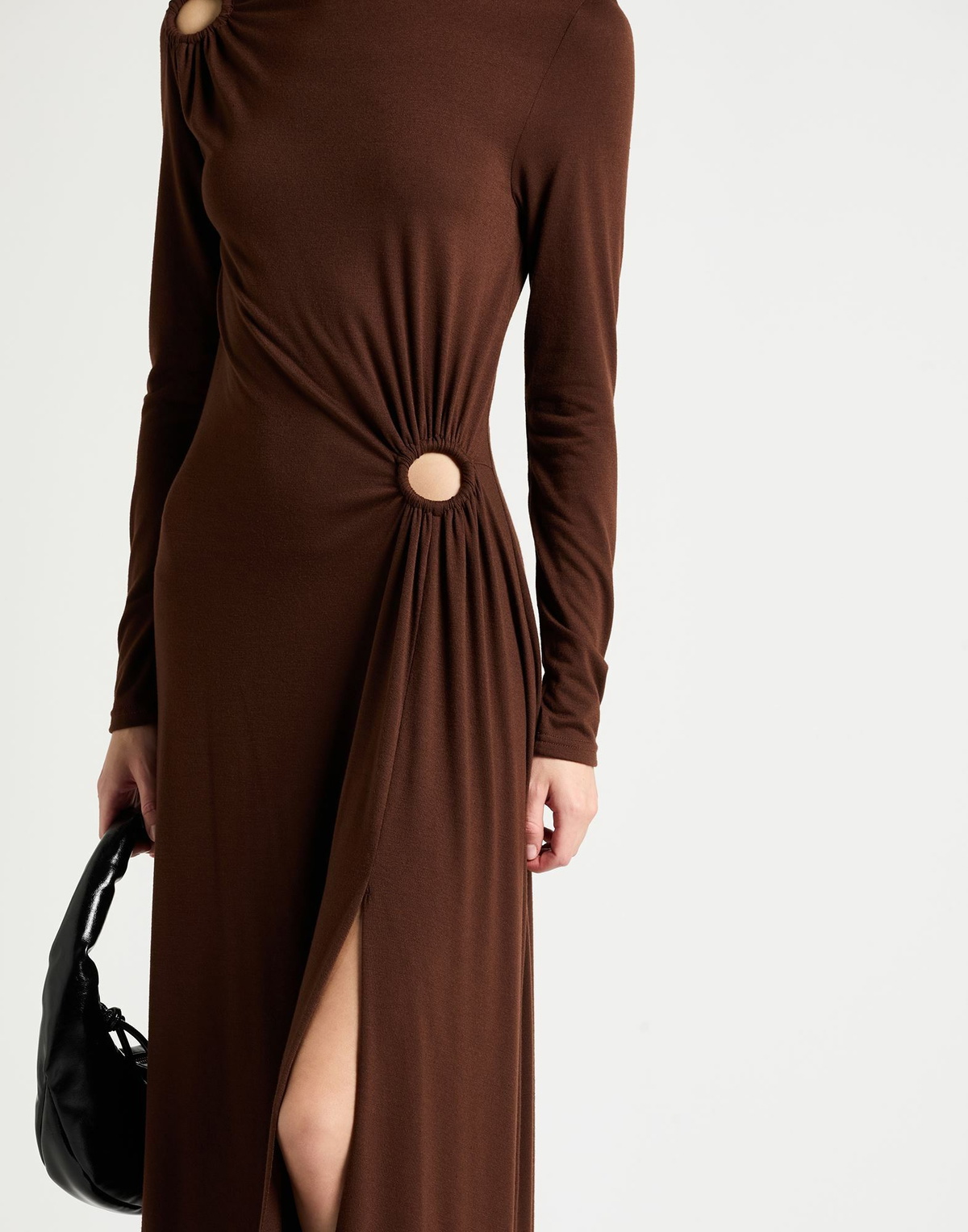 Jijil Womens Midi dress in Brown
