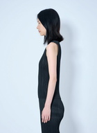 Pleats Please Issey Miyake Sleeveless Ribbed High-Neck Top