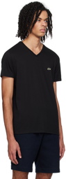 Lacoste Black V-Neck T-Shirt