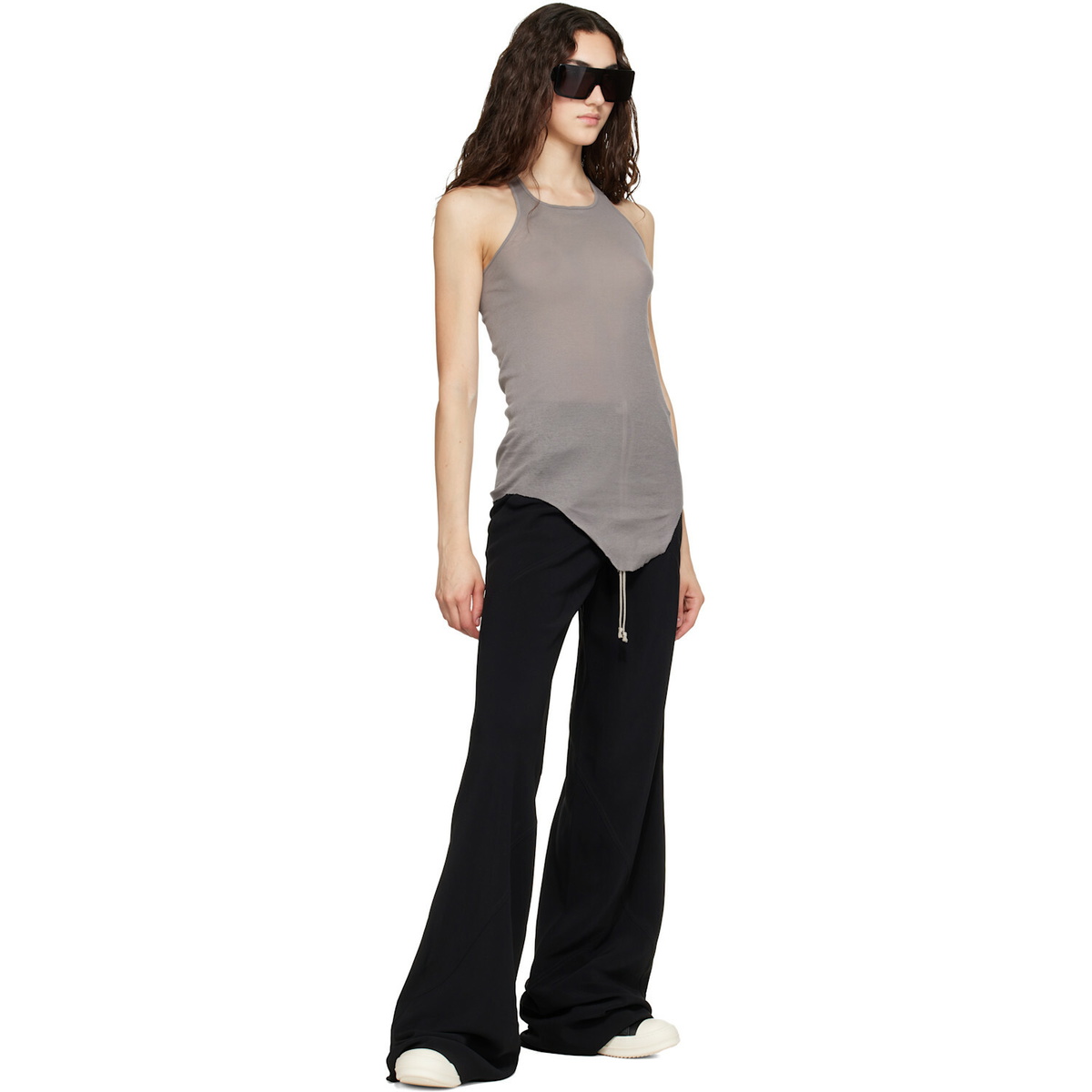 Rick Owens Black Tower Jumbolaced Low Sneaks Sneakers