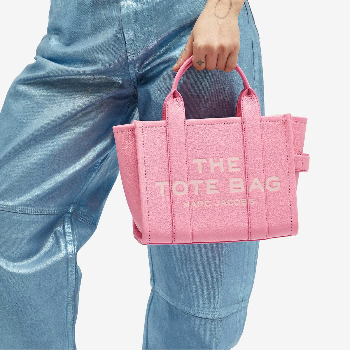 Marc Jacobs Women's The Small Tote Leather in Petal Pink