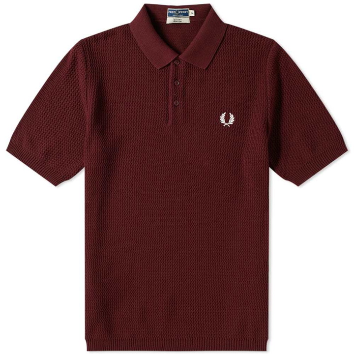 Photo: Fred Perry Texture Knit Polo