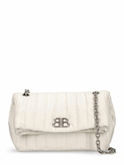 BALENCIAGA Small Monaco Quilted Leather Chain Bag