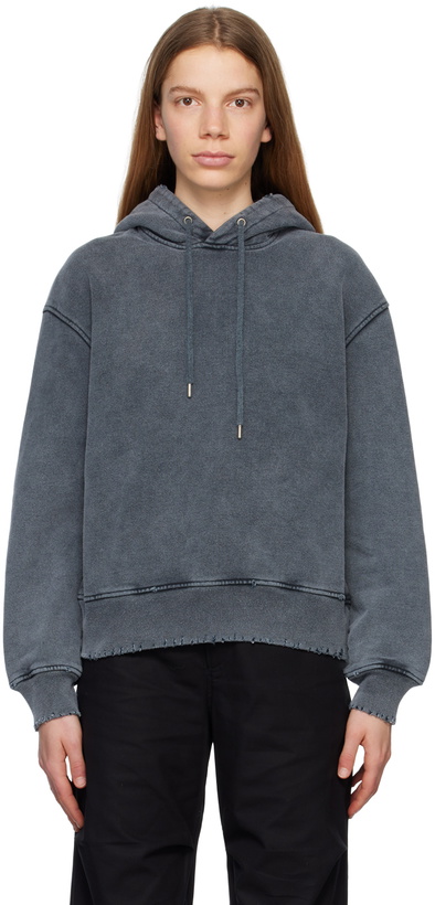 Photo: Han Kjobenhavn Gray Distressed Hoodie