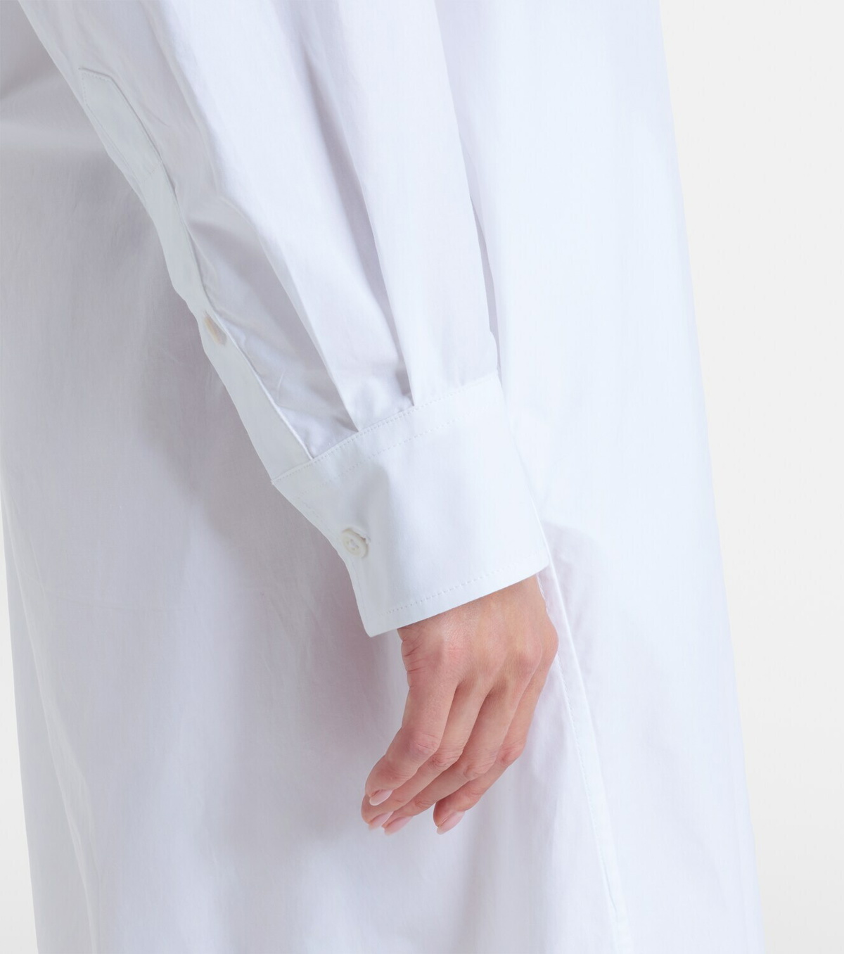 The Frankie Shop Bloom cotton poplin shirt dress