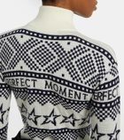 Perfect Moment Wool intarsia bodysuit