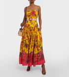 Zimmermann Ginger printed linen midi dress