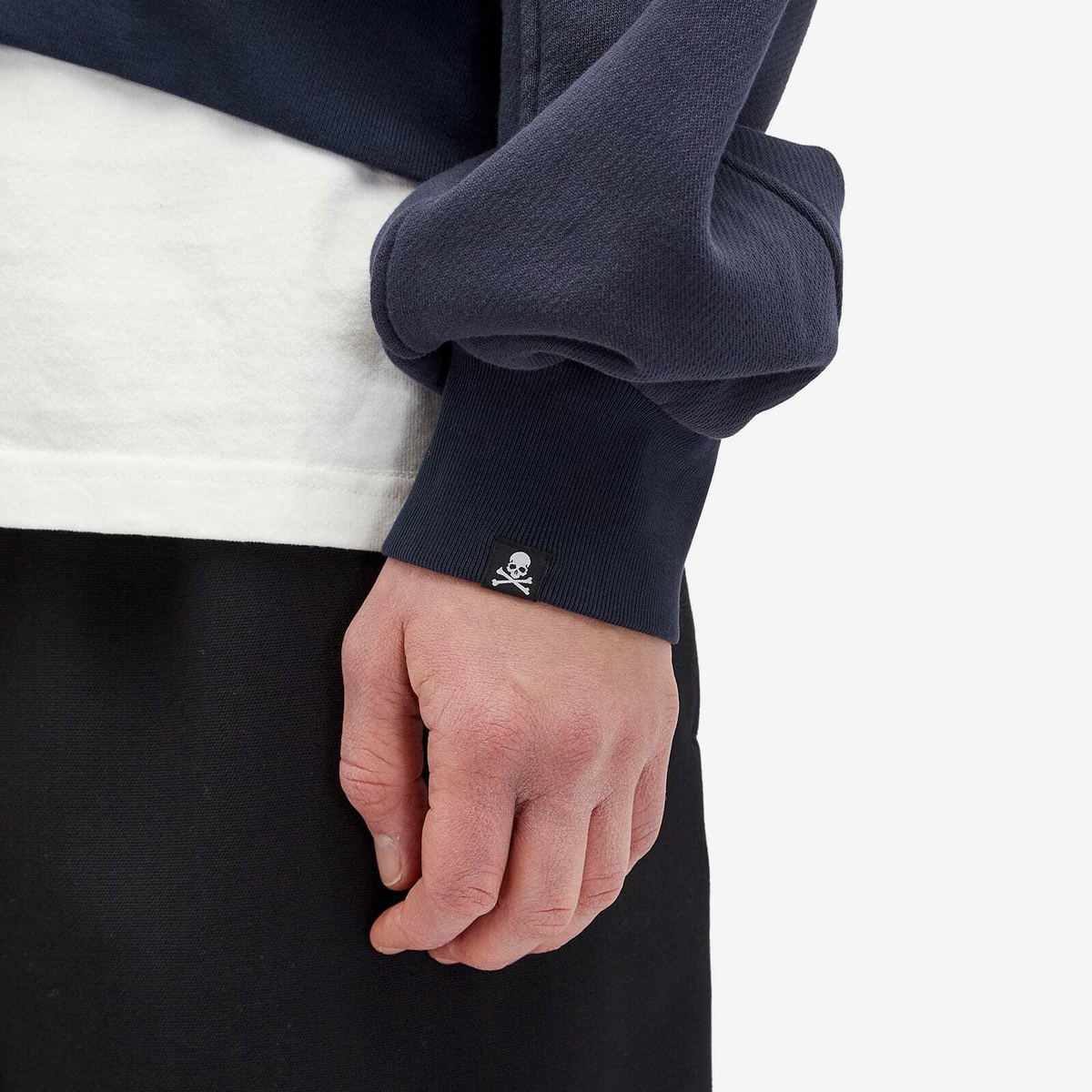 C2H4 Men's x mastermind JAPAN Profile Zip Hoodie in Mist C2H4 Men's x mastermind JAPAN Profile Zip Hoodie in Mist