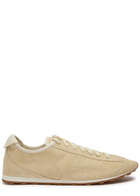 Jacquemus Les Tennis Textured Suede Sneakers Ivory