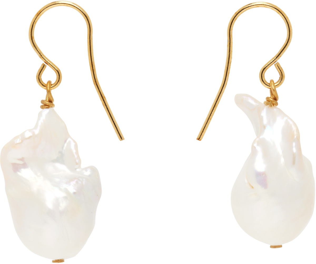 Jil Sander Pearl Earrings