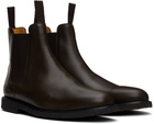 Common Projects Brown Classic Chelsea Boots