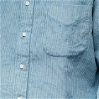 Gitman Vintage Men's Button Down Jumbo Corduroy Shirt in Rain