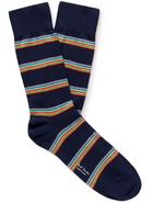 Paul Smith - Striped Cotton-Blend Socks