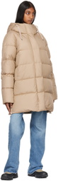Kanuk Beige Kiruna Down Jacket