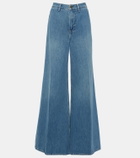 Frame Extra Wide Leg high-rise jeans
