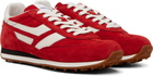 TOM FORD Red Suede Mick Sneakers