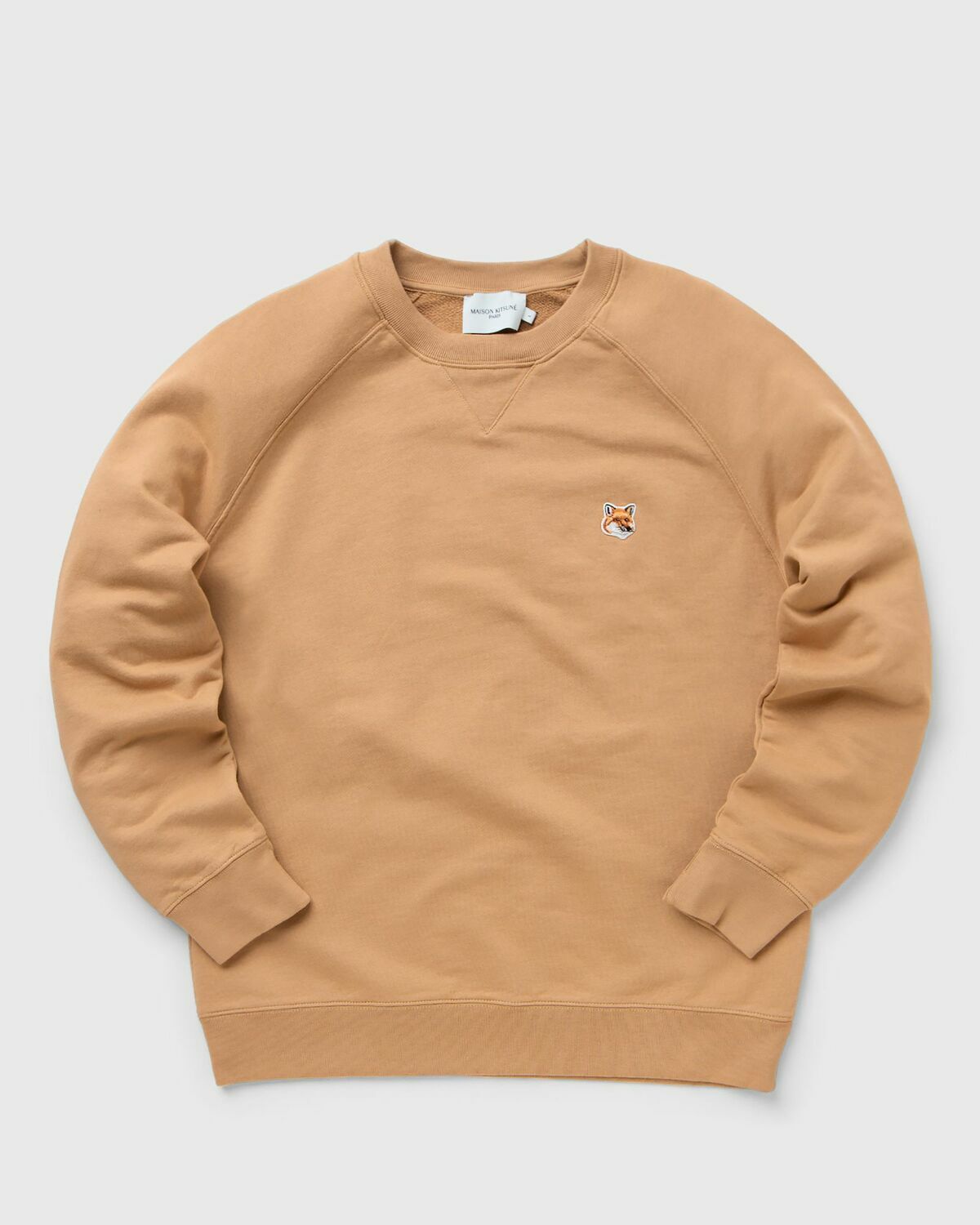 Maison Kitsune Fox Head Patch Classic Sweatshirt Brown Sweatshirts 