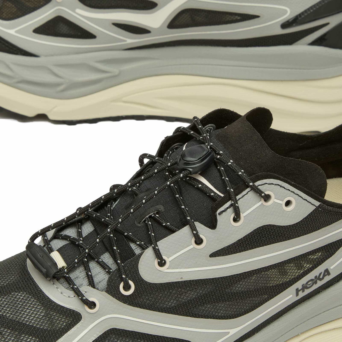 HOKA ONE ONE U Stinson One7 Sneaker in Stellar Grey/Eggshell
