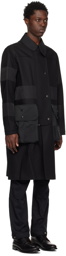 Burberry Black Charnage Coat